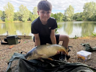 Date: 26/07/2026<br />
Lake: Halstead Reservoir<br />
Angler: Logan<br />
Fish: Common Carp<br />
Weight: 18lbs 9oz<br /> 2026-07-26-01