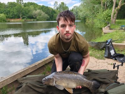Date: 13/06/2026<br />
Lake: Halstead Reservoir<br />
Angler: Theo<br />
Fish: Mirror Carp<br />
Weight: 10lb<br /> 2026-06-13-01
