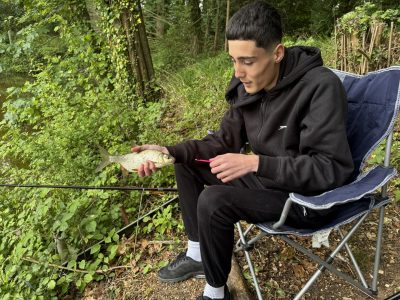 Date: 16/05/26<br />
Lake: Mill Pond<br />
Angler: Morgan<br />
Fish: Roach<br />
Weight: 13oz<br /> 2026-05-16-01