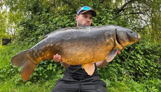 Date: 14/05/20226<br />
Lake: Halstead Reservoir<br />
Angler: Matthew<br />
Fish: Mirror Carp<br />
Weight: 33lb<br /> 2026-05-14-01