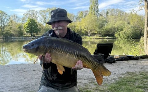 Date: 25/04/26<br />
Lake: Halstead Reservoir<br />
Angler: Mike<br />
Fish: Mirror Carp (Linear)<br />
Weight: 16lbs 10oz<br /> 2026-04-25-01