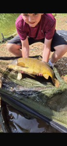 Date: 27/06/20226<br />
Lake: Halstead Reservoir<br />
Angler: Logan<br />
Fish: Common Carp<br />
Weight: 12lbs 8oz<br /> 2026-06-27-01