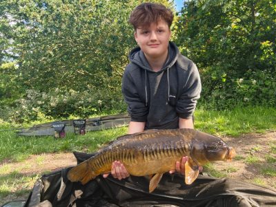 Date: 13/06/26<br />
Lake: Halstead Reservoir<br />
Angler: Gabriel<br />
Fish: Mirror Carp<br />
Weight: 23lbs<br /> 2026-06-13-02