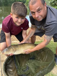 Date: 28/06/20226 Lake: Halstead Reservoir Angler: Logan Fish: Common Carp Weight: 8lbs 4oz 2026-06-28-01